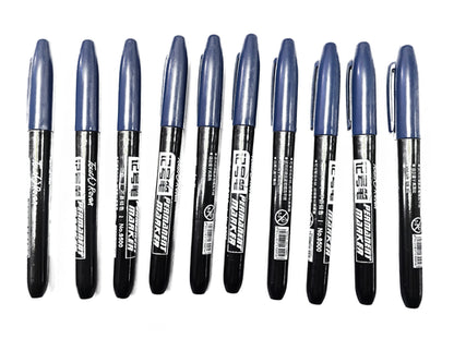 6 PCS Permanent Marker Pen Manga Drawing Markers Black Blue Red