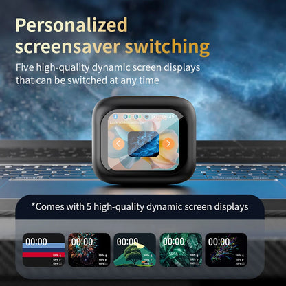 New Full Touch Screen Headphones ANC Bluetooth 5.4 Noise Cancelling